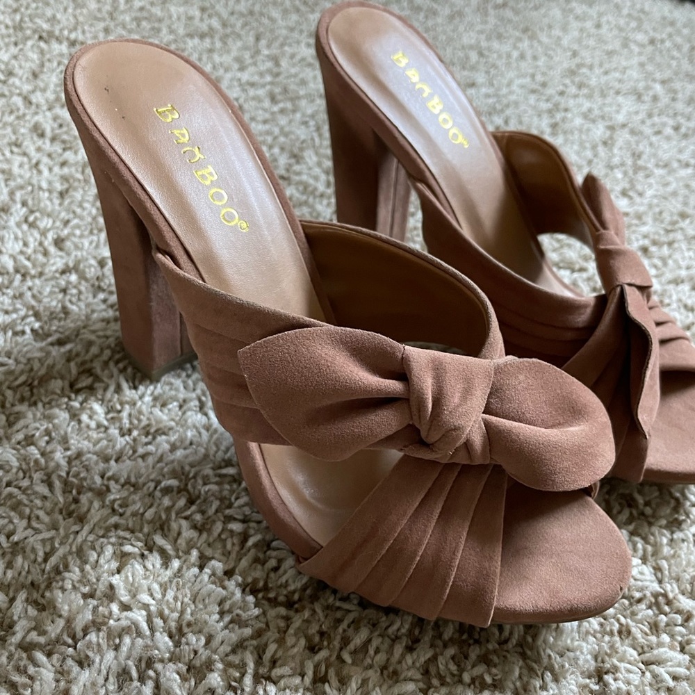Woman’s slip on heels